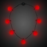 LED Red Ball Necklace
